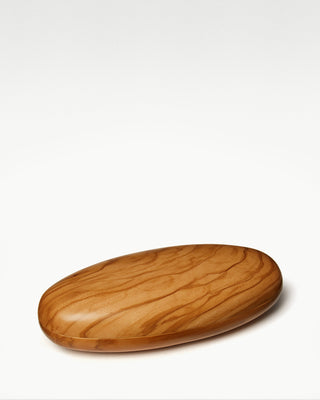 top view of the natural olive wood griffo treasure jewelry box|light