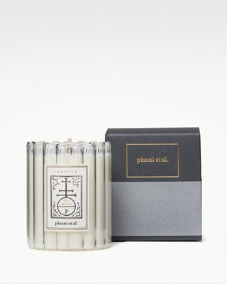 de aetna natural wax candle and its box|light